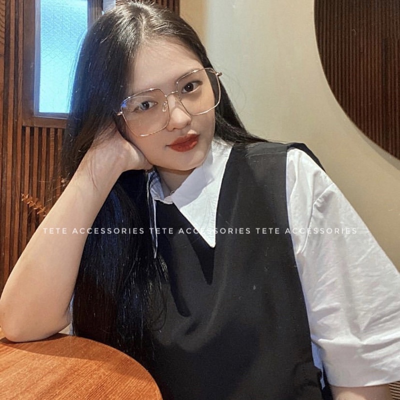 Kính mắt thời trang nam nữ🔻Gọng kính thời trang vuông bản to