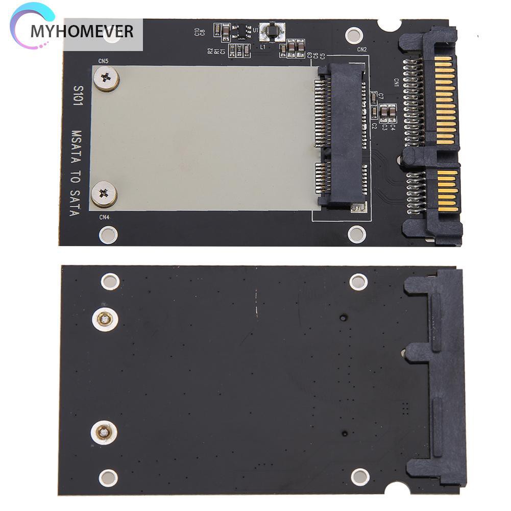 myhomever mSATA SSD to 2.5in SATA Convertor Adapter Card Computer Transition Card