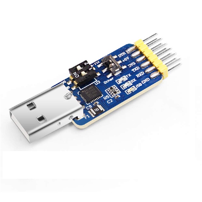 Module Chuyển Đổi Đa Năng WER CP2102 6 In 1 CP2102 USB To TTL 485 232