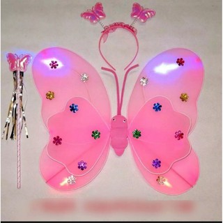 Set bộ cánh bướm chớp đèn cho bé
