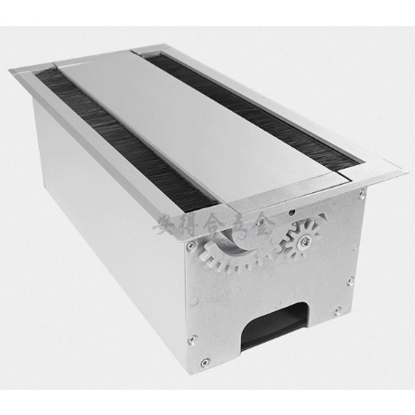 Hộp điện âm bàn nhôm đóng mở hai chiều 300x145X105