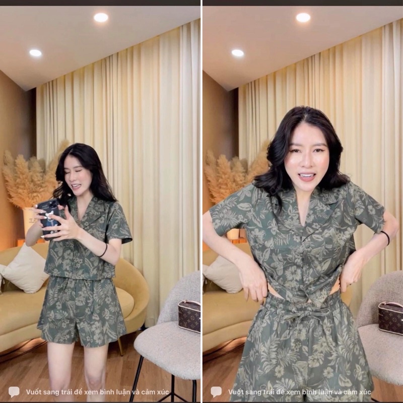 set và váy dạo phố