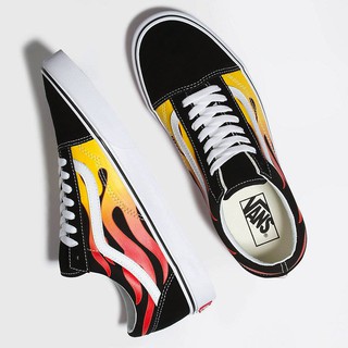 [F⚡️ASH SALE] Giày Sneaker vans lửa nam nữ thấp cổ
