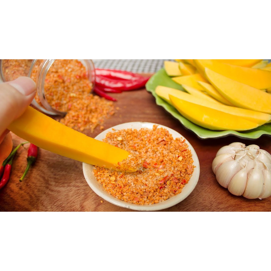 Muối Ớt Tôm Ông Chà Và 60gram (Shrimp Chilli salt Ong Cha Va) - (Muối Tôm)