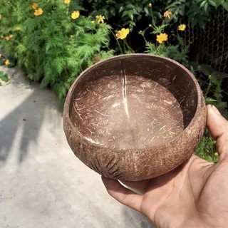 Tô gáo dừa khắc lá dừa