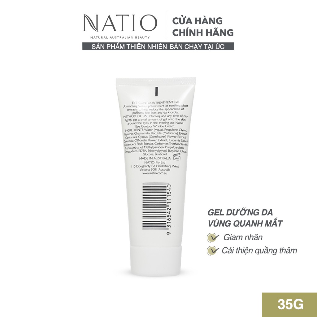 Gel Dưỡng Vùng Da Quanh Mắt Natio Eye Contour Treatment Gel 35g