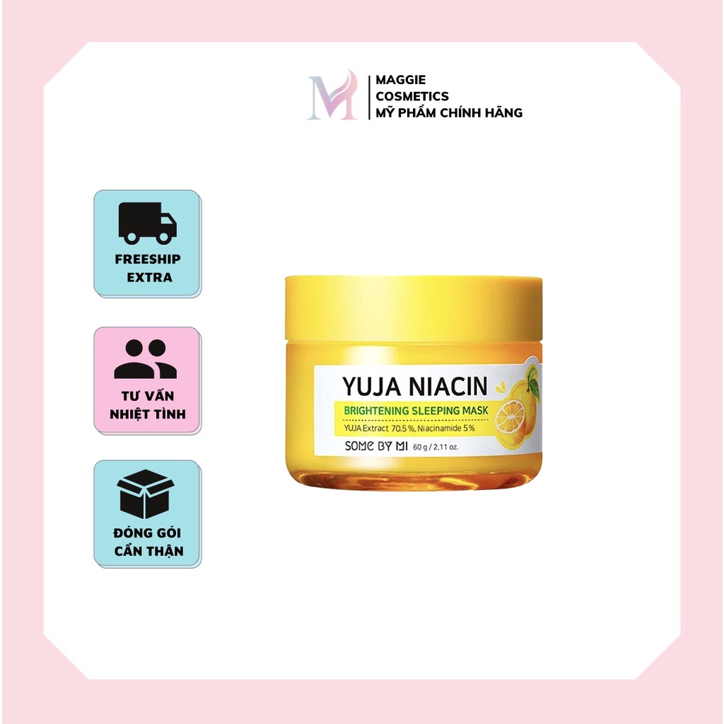 Mặt nạ ngủ Some By Mi Yuja Niacin 30 Days Miracle Brightening Sleeping Mask
