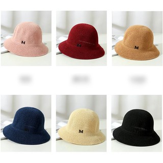 Nón vải chữ M trơn cao cấp