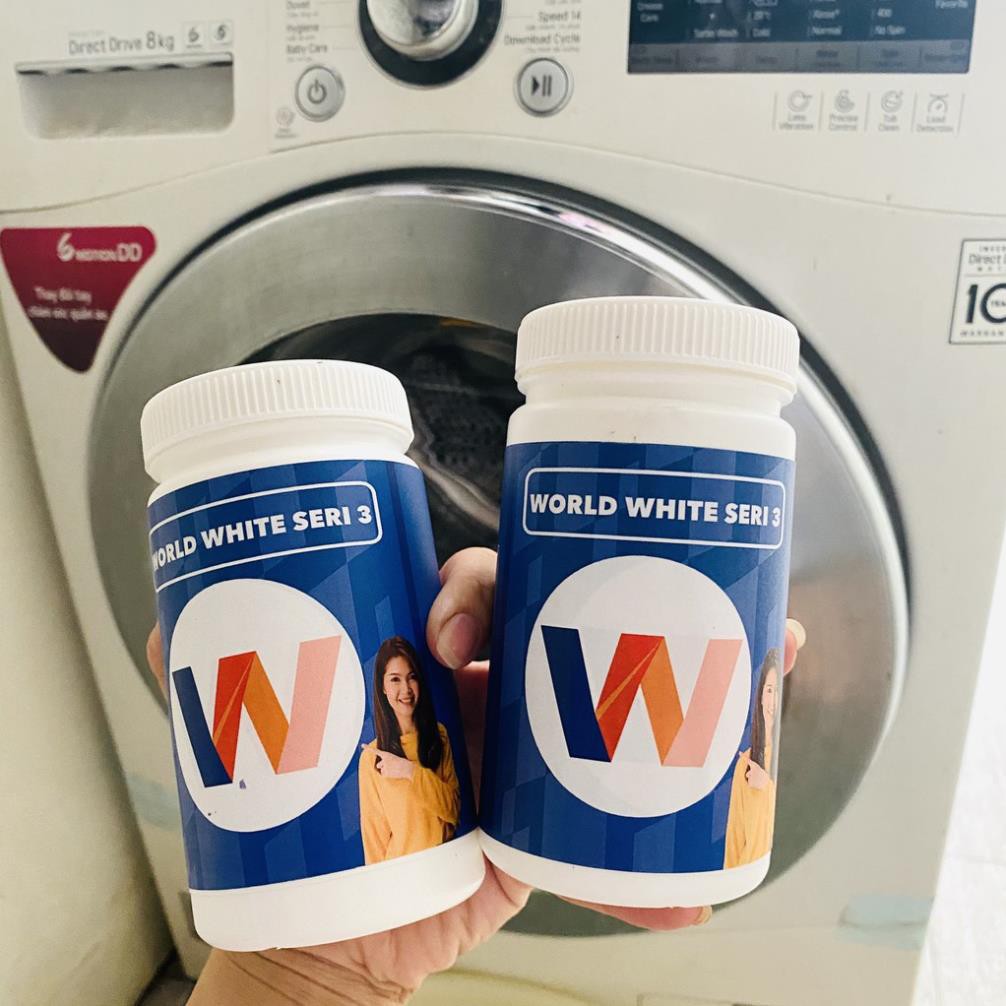 Tẩy trắng World White Seri 3 - tẩy trắng quần áo