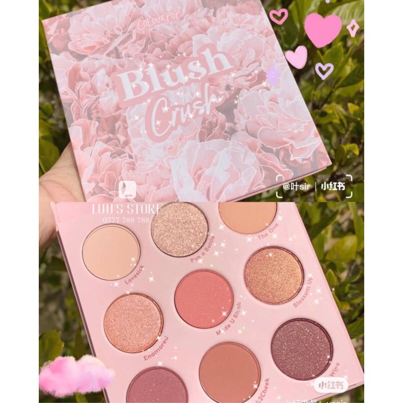 Bảng Phấn Mắt Colourpop Blush Crush