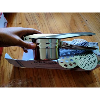 combo 6 Dụng cụ ép củ quả, làm sợi bún đa năng 3 vỉ khuôn (Inox)