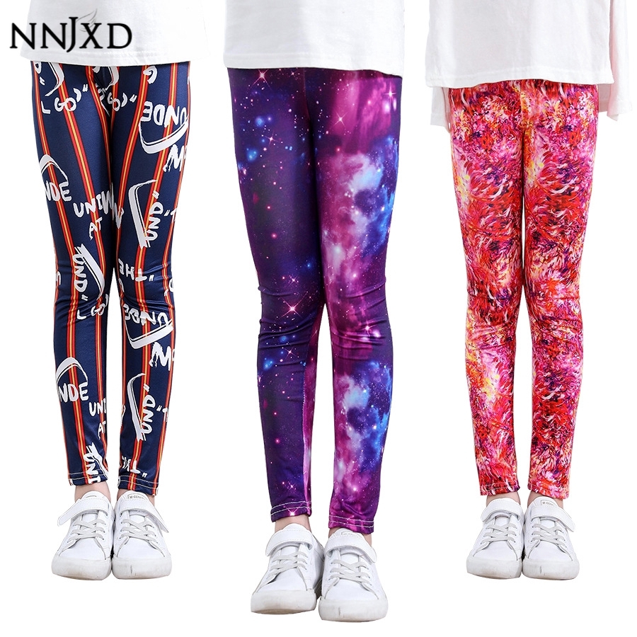 Quần Legging Dài NNJXD In Họa Tiết Dễ Thương Cho Bé Gái 2-9 Tuổi