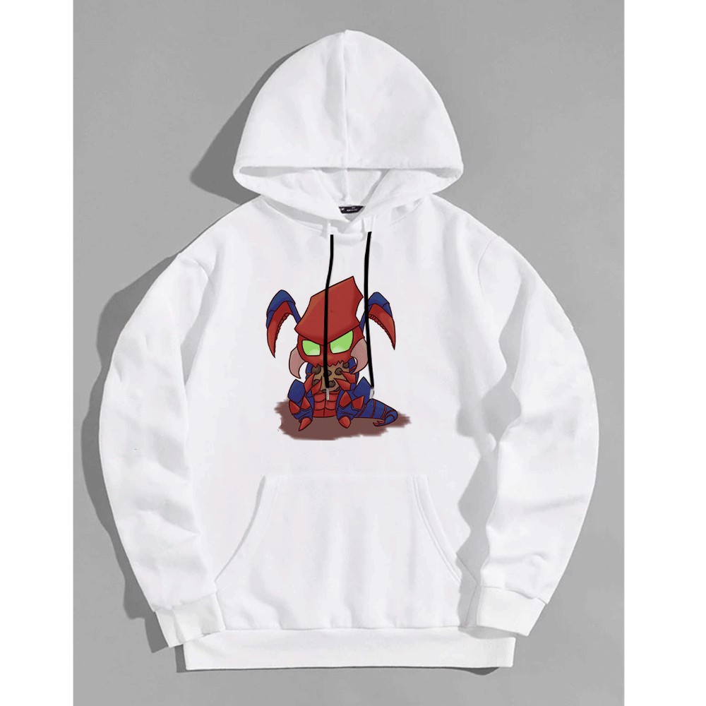Áo Khoác Nỉ Bông, Áo Hoodie Liên Minh Huyền Thoại: Cho'gath Chibi Kiểu Dáng Unisex - Green Tee