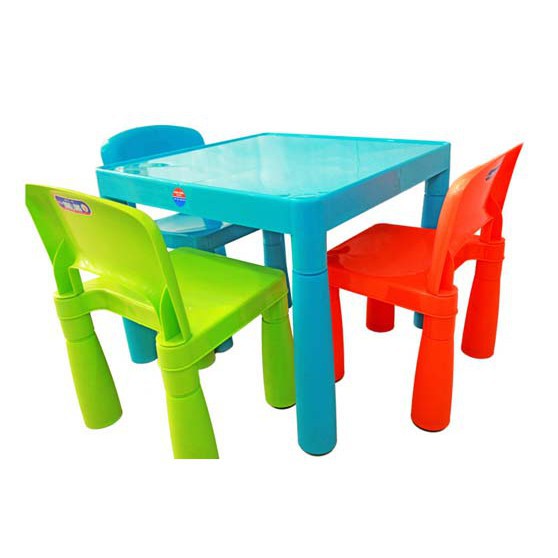 [KHO SỈ] Bộ bàn ghế Kidset cho bé (1 bàn 4 ghế, có thể tháo rời) - Song Long