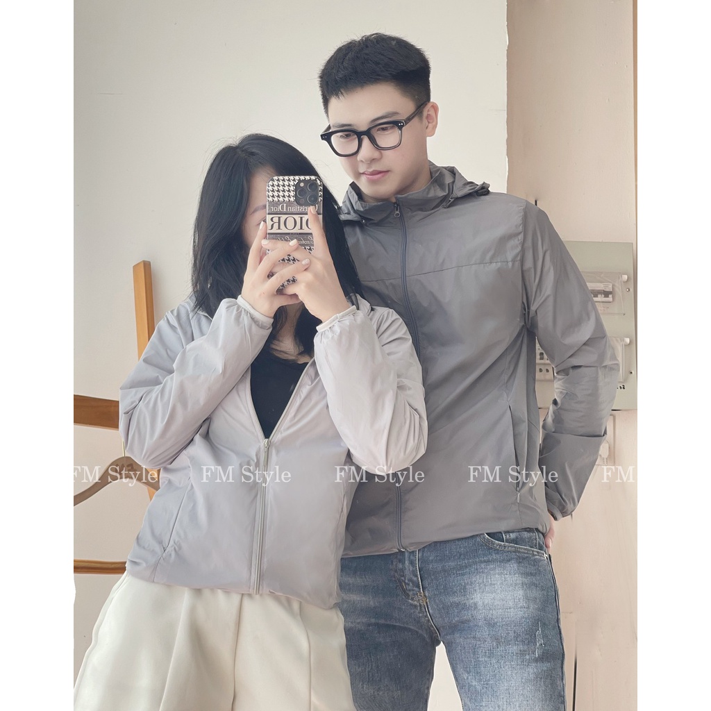 Áo khoác gió nam nữ FM Style unisex thời trang thể thao rút chun cản bụi chống nước thời trang thu đông 210929106