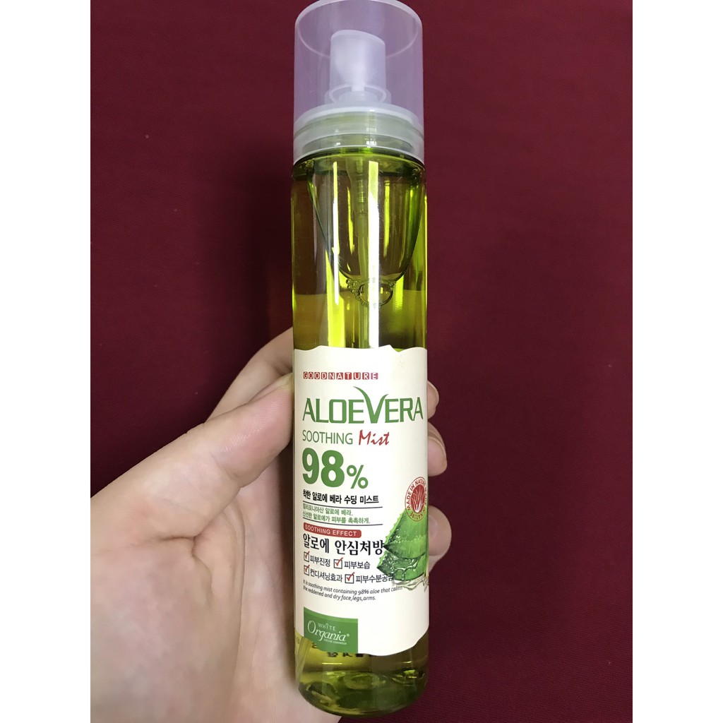 [SALE] [CAM KẾT 100% CHÍNH HÃNG] Xịt Khoáng Nha Đam Aloe Vera Soothing Mist 98% Hàn Quốc | BigBuy360 - bigbuy360.vn