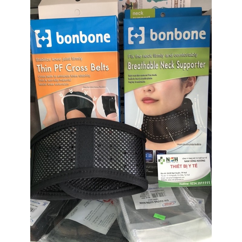 Đai nẹp cổ thoáng khí Nhật Bản Breathable Neck support Bonbone đai nẹp cổ, cố định cổ bonbone NHẬT BẢN