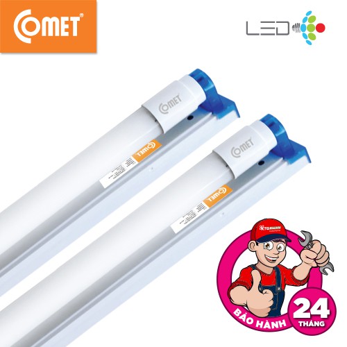 Combo 2 bộ máng và đèn: Máng Đèn Batten Led T8 Fighter COMET, Bóng đèn Ánh Sáng Trắng