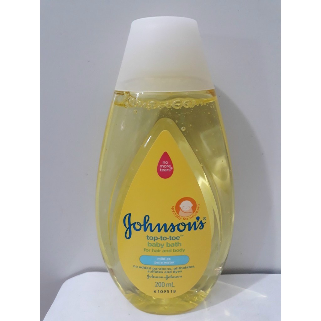 Sữa tắm gội toàn thân Johnson's top to toe 200ml cho bé Chất lượng đảm bảo Chất lượng đảm bảo