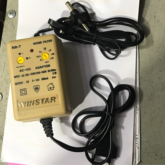 Bộ đổi nguồn ADAPTOR WINSTAR 3V-15V   Na-7