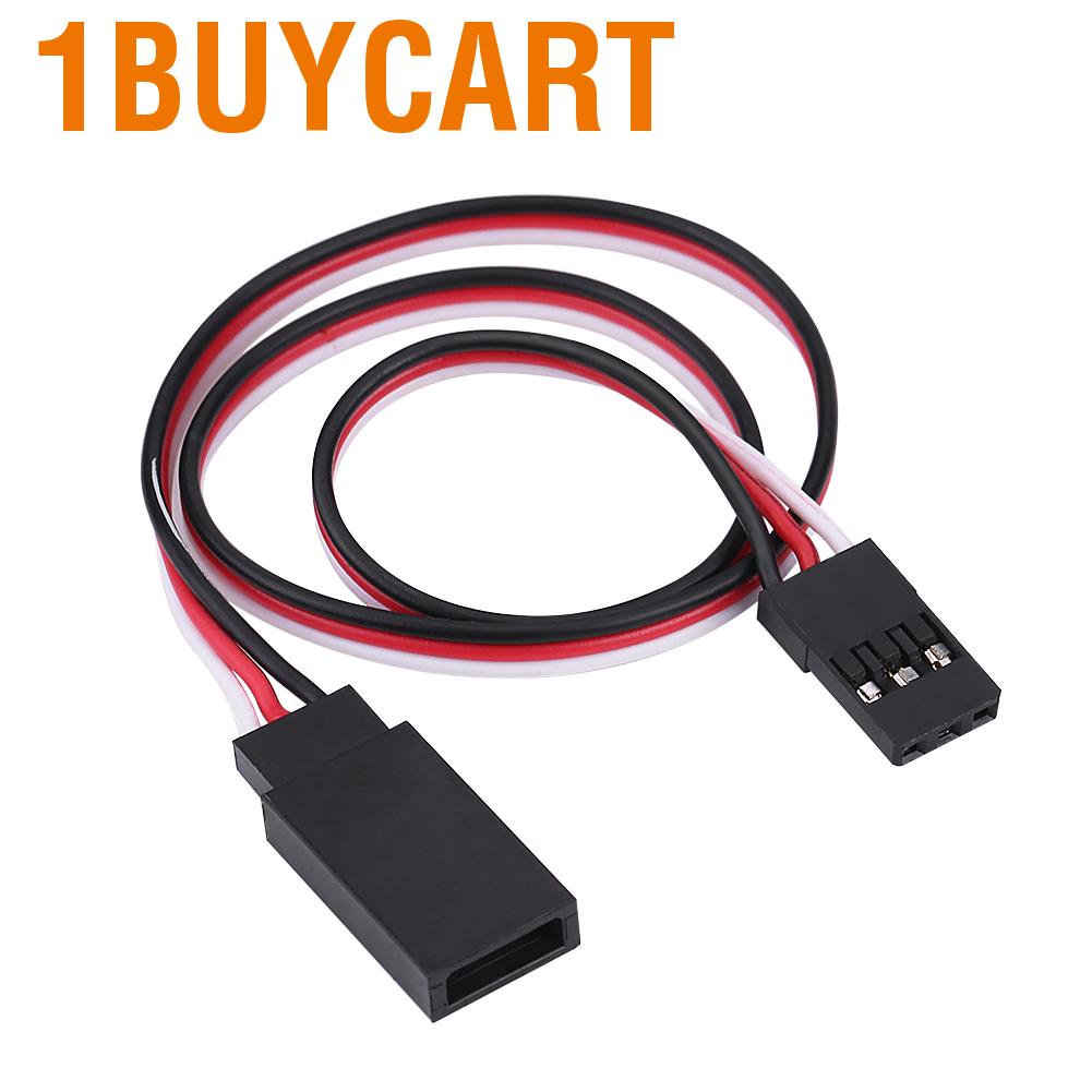 1buycart with 3 Pins Tough and Durable 5Pcs/Set Servo Extension Cable  Cord 3-Pin Male to Female for Rc Model Airplane
