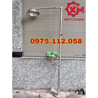 Bồn rửa mắt và tắm khẩn cấp,thiểt bị rửa mắt khẩn cấp và tắm inox 304