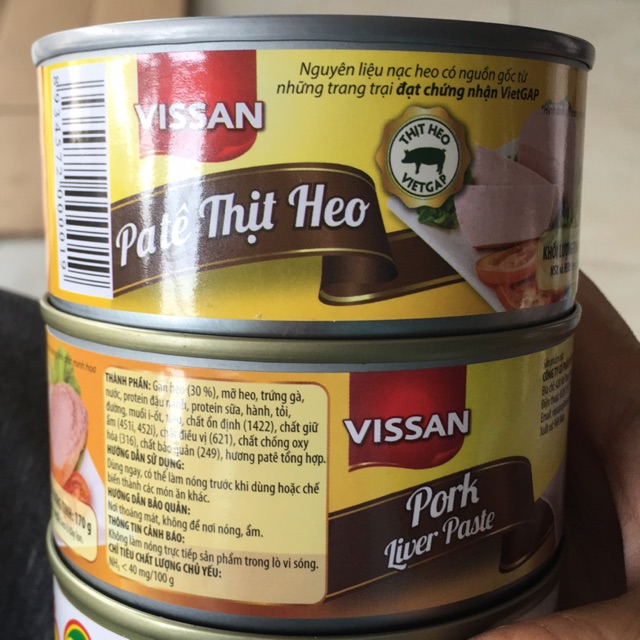 Pate Thịt heoKTL170g VIssan