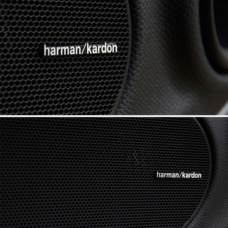 10/5/2/1 cái Sticker, tem dán decal chữ HARMAN KARDON trang trí loa xe hơi