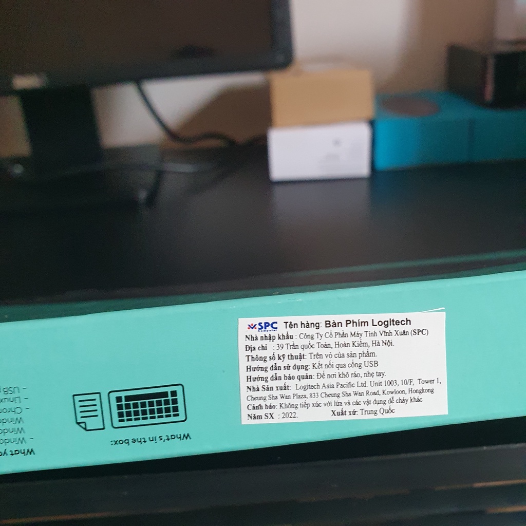 Bàn phím máy tính văn phòng có dây Logitech K120 | Chuột Logitech B100 -  Hàng Chính Hãng