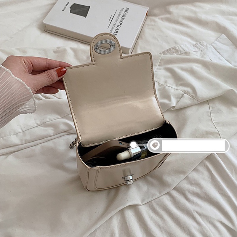 Túi xách IELGY đeo chéo phối dây xích thời trang cổ điển cho nữ