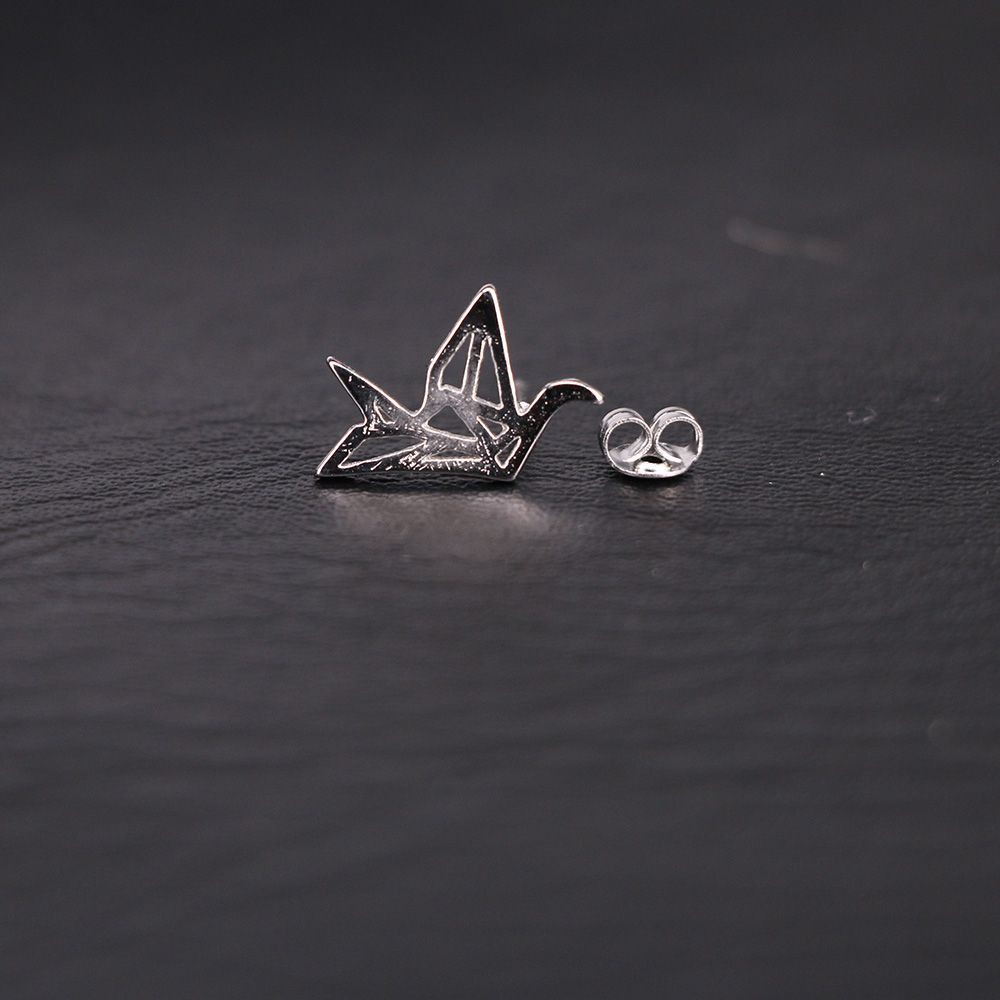 Gift Graceful Party Lovely Silver  Paper Crane