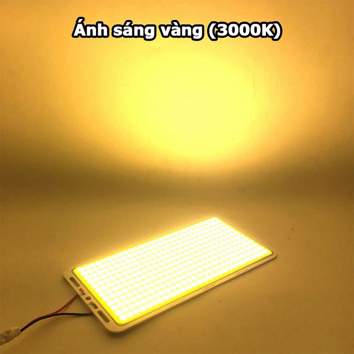 Bảng đèn led 12V 70W siêu sáng 336 LED loại tốt độ bền cao đã hàn sẵn dây chờ tiện dụng đèn cắm trại