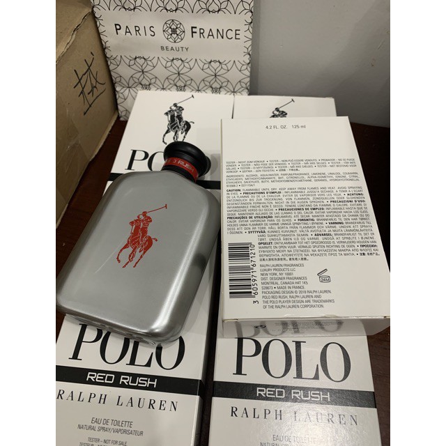 [HÀNG CHÍNH HÃNG] NƯỚC HOA TESTER POLO RED RUSH 125ML (HỘP NHƯ HÌNH) [HOÀN TIỀN GẤP 1000%]