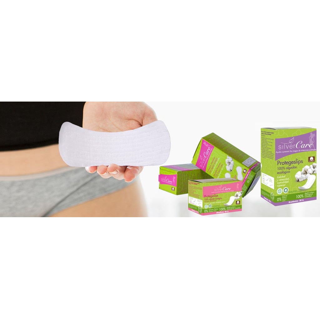 Băng vệ sinh Hữu cơ / DÙNG HÀNG NGÀY / Băng vệ sinh hàng ngày Flex Pantyliner Silvercare 30 miếng