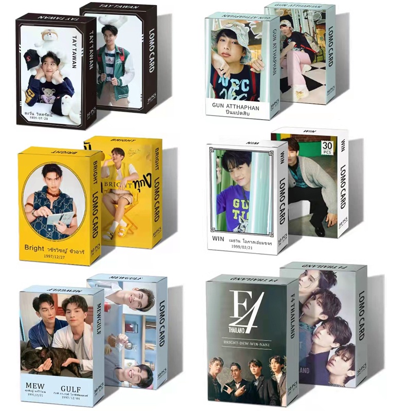 Hình thẻ F4 Bright Win Mewgulf TayTawan Gun Atthaphan Jafirst Pond Phuwin Frank Drake Joong Nine Saint Suppapong