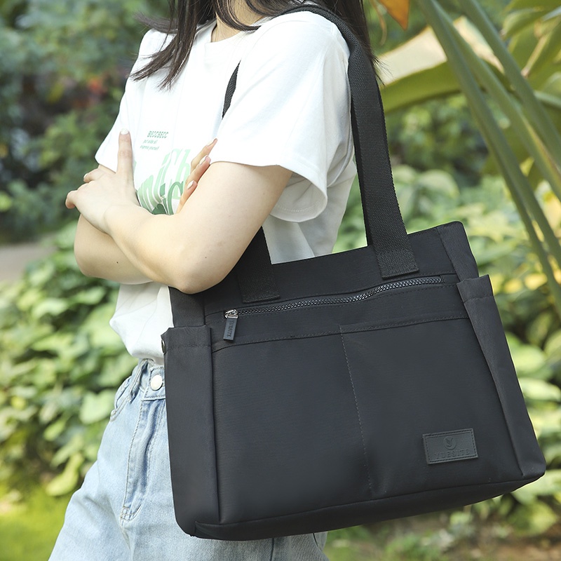 Túi Xách canvas Chống Thấm Nước Kiểu Dáng Đơn Giản Thời Trang Dành Cho Nữ