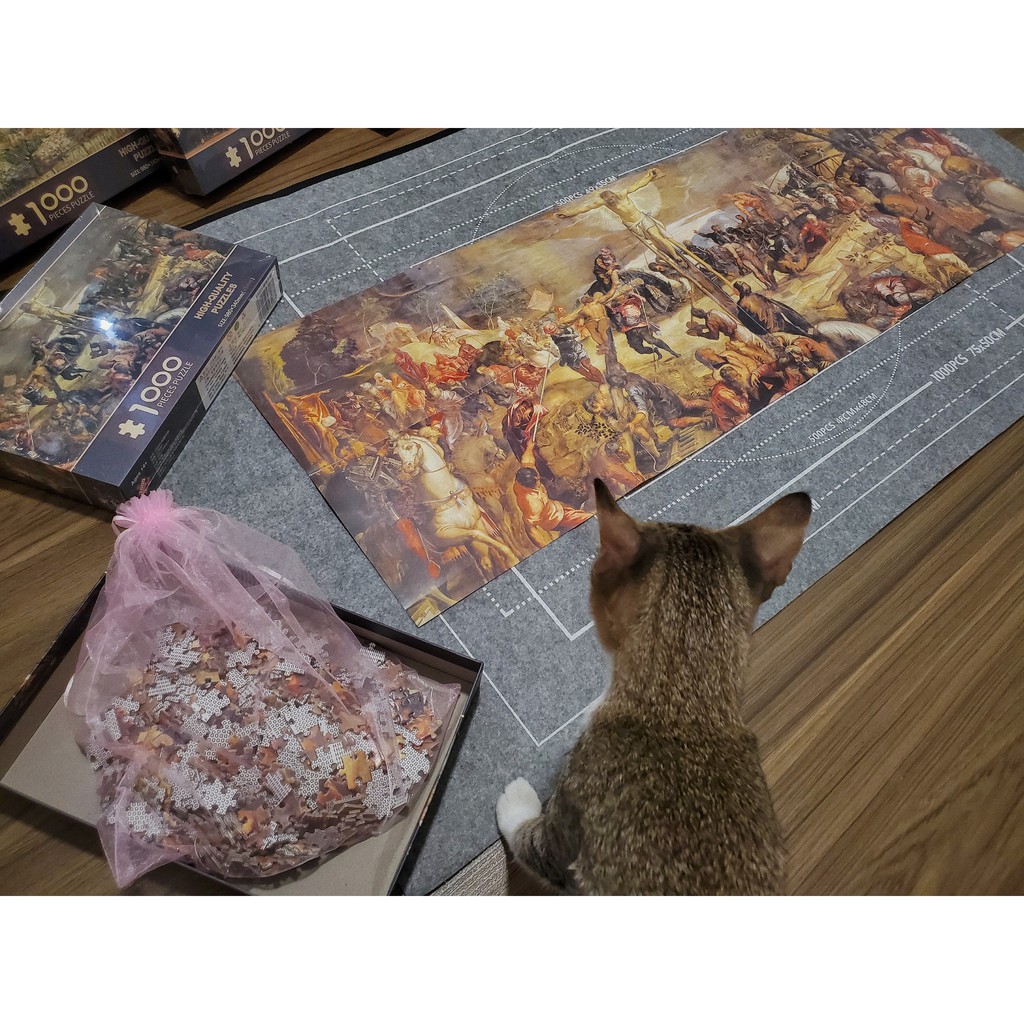 [HOT] Thảm Xếp Tranh Ghép Hinh Thảm Xếp Puzzle 1500 Miếng BROOME