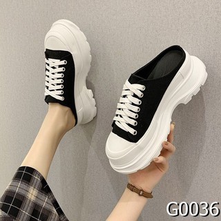 [Order 10 ngày] Dép vải Baotou nữ mùa hè 2020 phiên bản mới của Hàn Quốc của đôi giày bánh mì xốp đơn giản đế dày