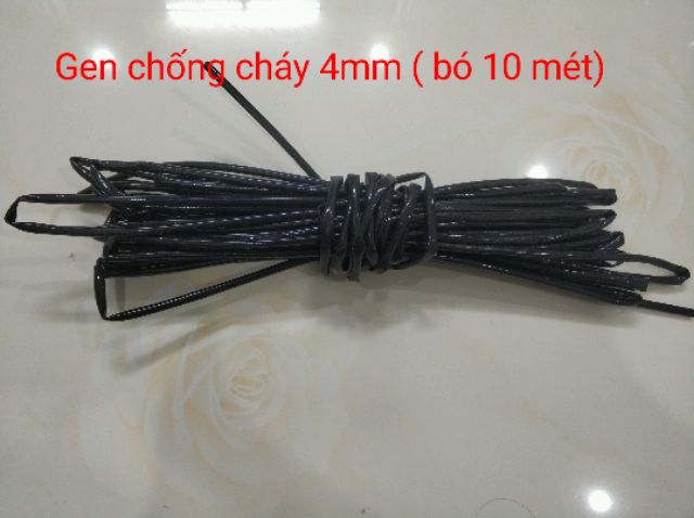 GEN LUỒN DÂY ĐIỆN CHỐNG CHÁY size 4mm ( 1 bó 10 mét)