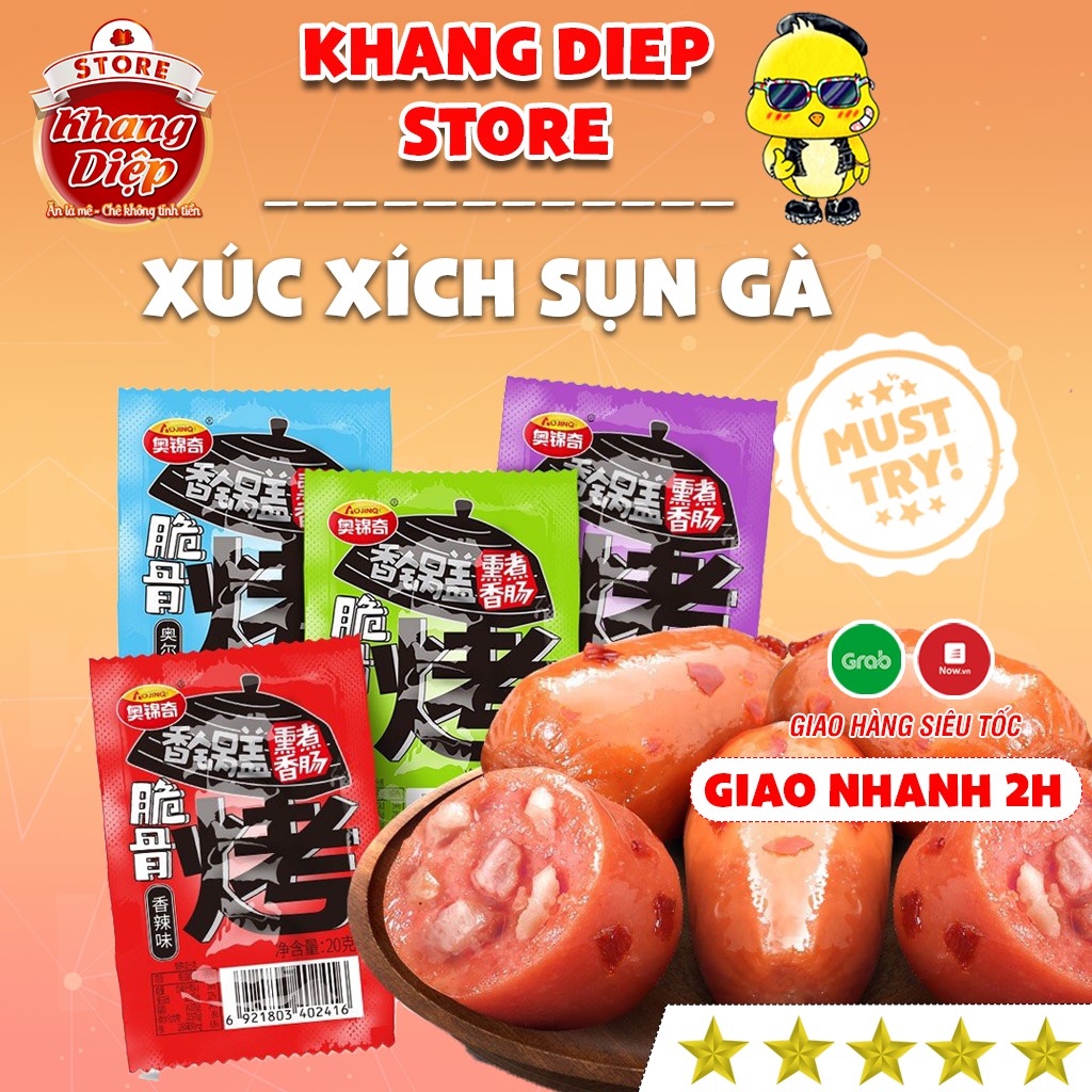 Xúc Xích sụn gà gói 4 viên 20gram