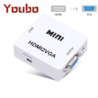 Đầu chuyển đổi Mini Hdmi sang Vga với âm thanh Hdmi2Vga 1080p tiện dụng