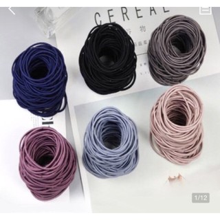 Set 100 dây cột tóc co dãn tốt