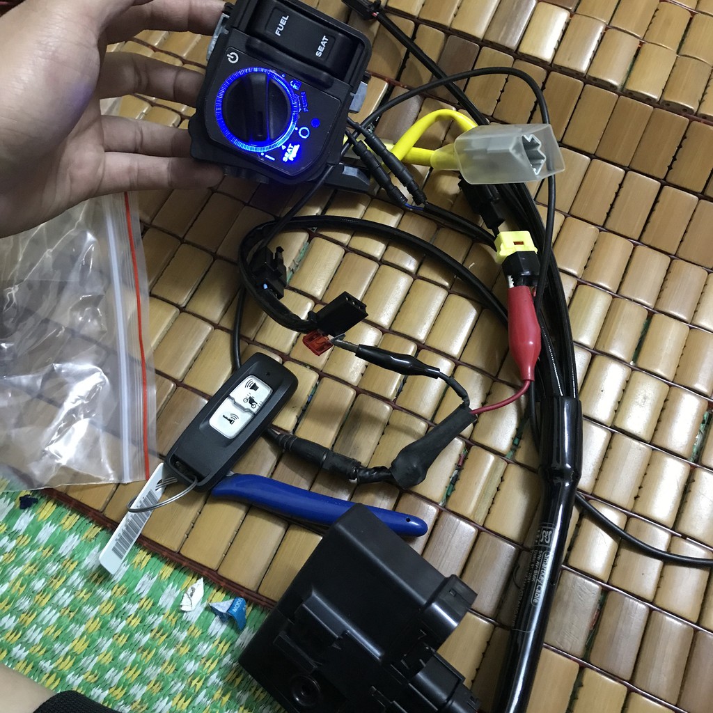 BỘ KHOÁ SMARTKEY CHÍNH HÃNG HONDA của SH 350i, SH việt 2022, Sh mode 2021 độ cho các XE