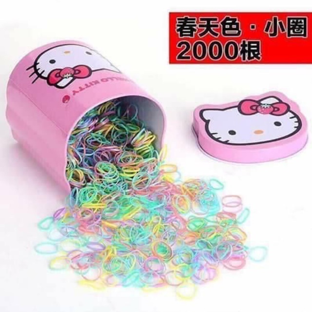 Sale 5 cái dây nịt buộc tóc 1k