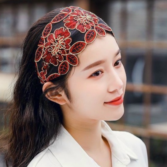 Bờm Cài Tóc - Băng Đô Cài Tóc RETRO Bản Rộng Chống Trượt Gọn Tóc Hot 2022 T2 - GIADUNGHANOI39