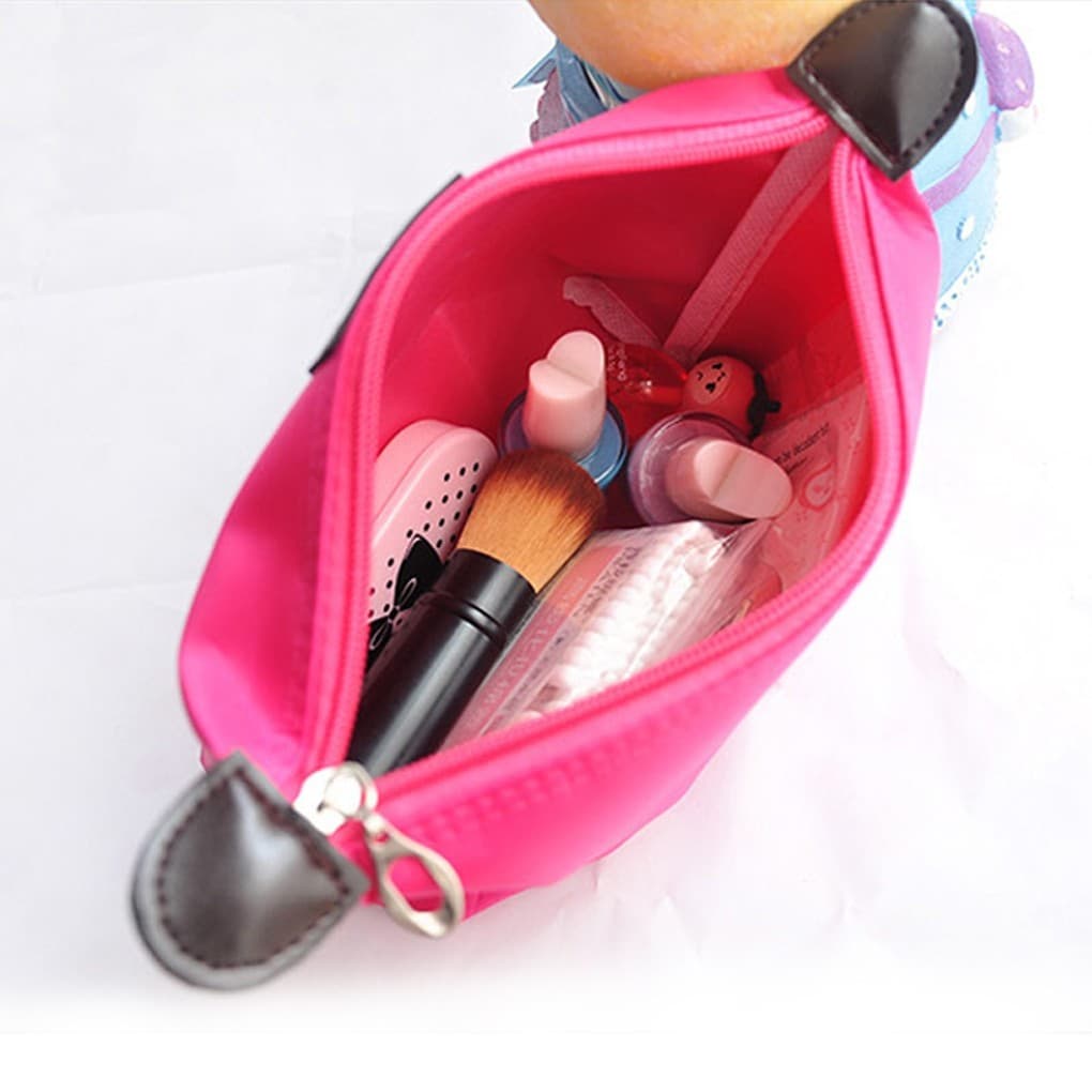 Túi Đựng Mỹ Phẩm Du Lịch Nhiều Màu Sắc Có Khóa Kéo Dành Cho Nữ