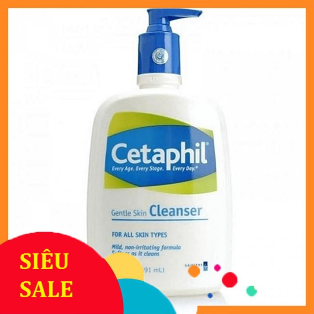 FreeShip Giá Sốc -  [591ml] Sữa rửa mặt làm sạch dịu nhẹ Cetaphil Gentle Skin Cleaner 591ml
