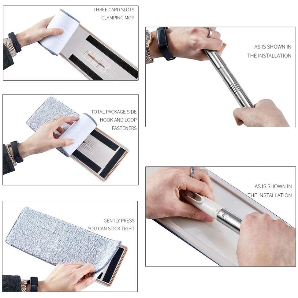 Vải lau cho chổi lau nhà sợi microfiber siêu thấm hút bền