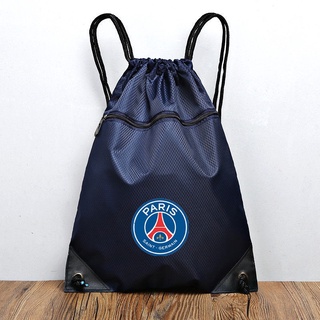 Paris Saint Germain gói túi trẻ em trai túi rút dây kéo công suất lớn Túi bóng đá du lịch❥túi cối đi biển/balo dây rút nam/balo đựng giày đá bóng/túi đựng giày dây rút