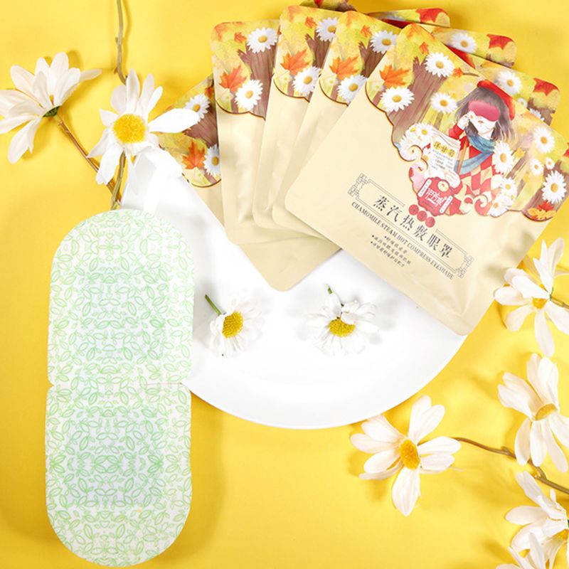 Set 10 Miếng Dán Giữ Ấm Giúp Thư Giãn Cho Mắt Khi Ngủ